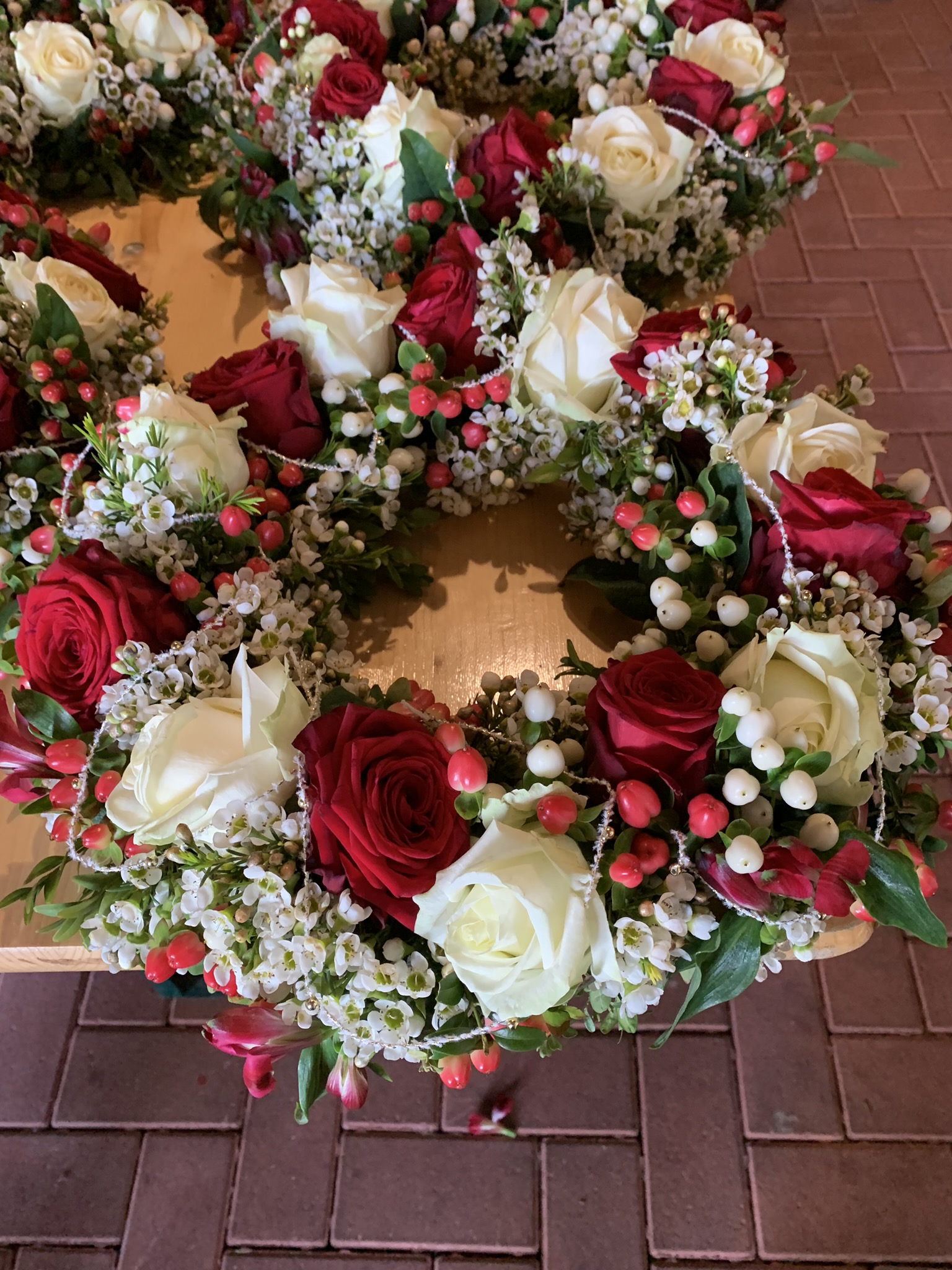 Blumenkranz Goldene Hochzeit LandZauber Rhade